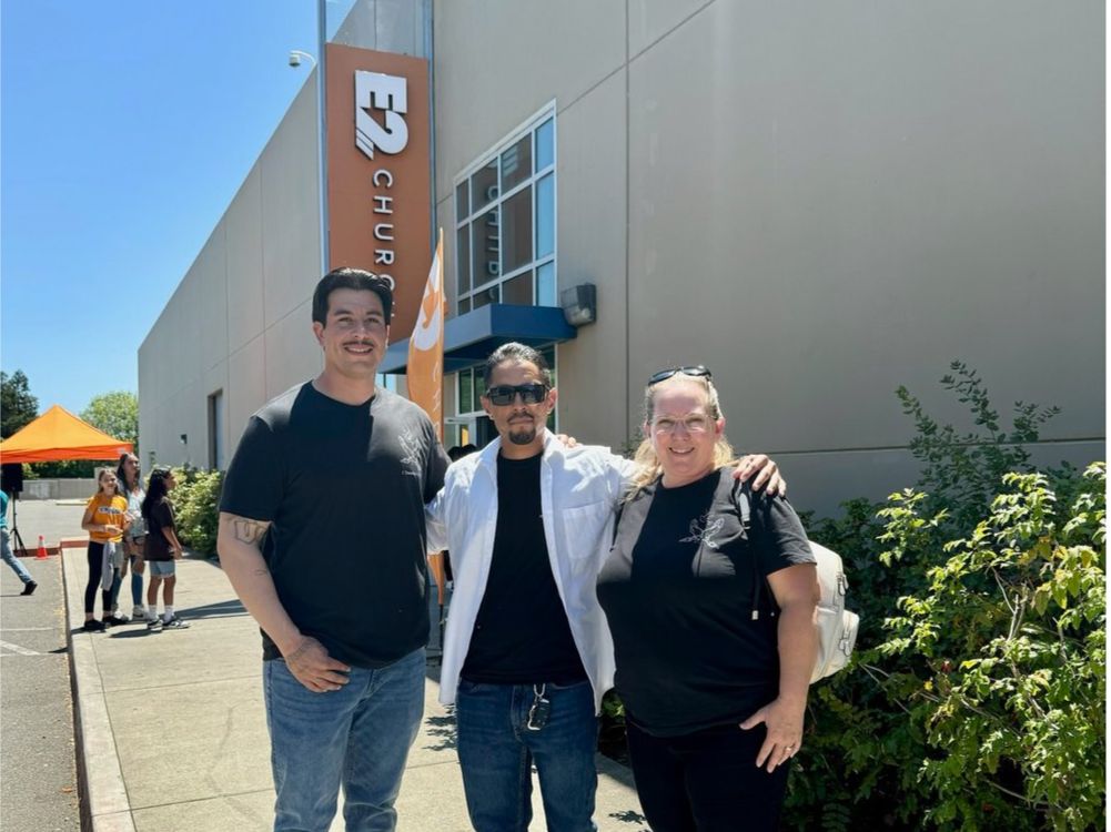 sabrina-miguel-cyclebreaker-visiting-church